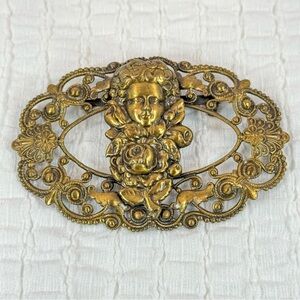 Vintage Angel Brooch Pin